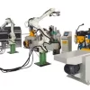 Dây chuyền gia công ống kim loại + Robot điều khiển (tùy chỉnh chức năng cắt, uốn, đột dập, tạo hình)
