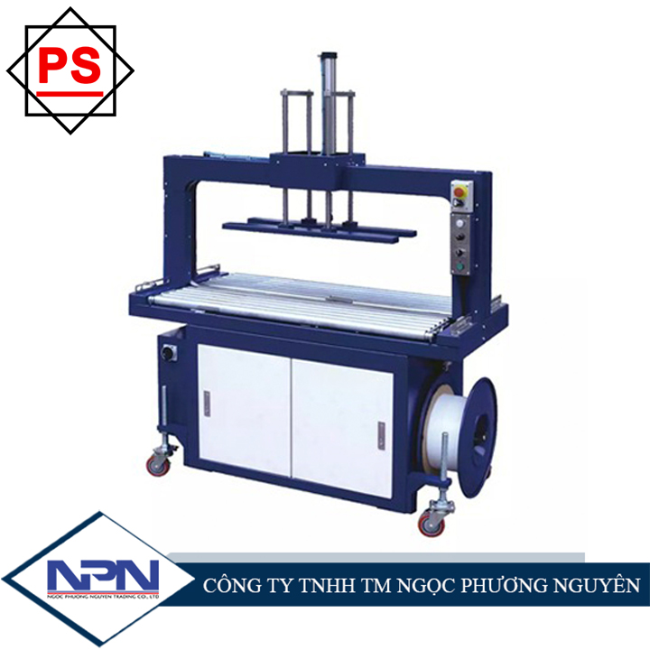 Máy đóng đai bìa carton có bàn ép PS-305RP Máy đóng đai bìa carton có bàn ép PS-305RP