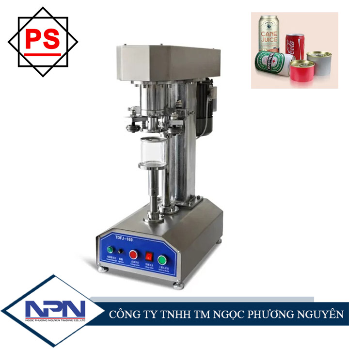 Máy viền mí lon để bàn bán tự động TDFJ 160 Máy viền mí lon để bàn bán tự động TDFJ 160