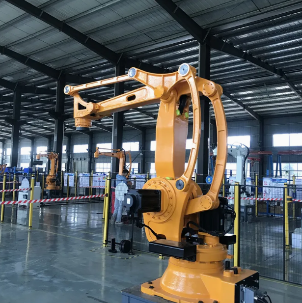 Robot xếp pallet 4 trục công nghiệp KOWELL – gắp và xếp bao tải, thùng carton tự động Robot xếp pallet 4 trục công nghiệp KOWELL – gắp và xếp bao tải, thùng carton tự động