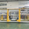 Máy xếp bao lên pallet dạng cẩu trục 2 buồng tốc độ cao
