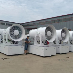 Lắp Đặt 8 Máy Phun Sương Dập Bụi Phun Xa 80m